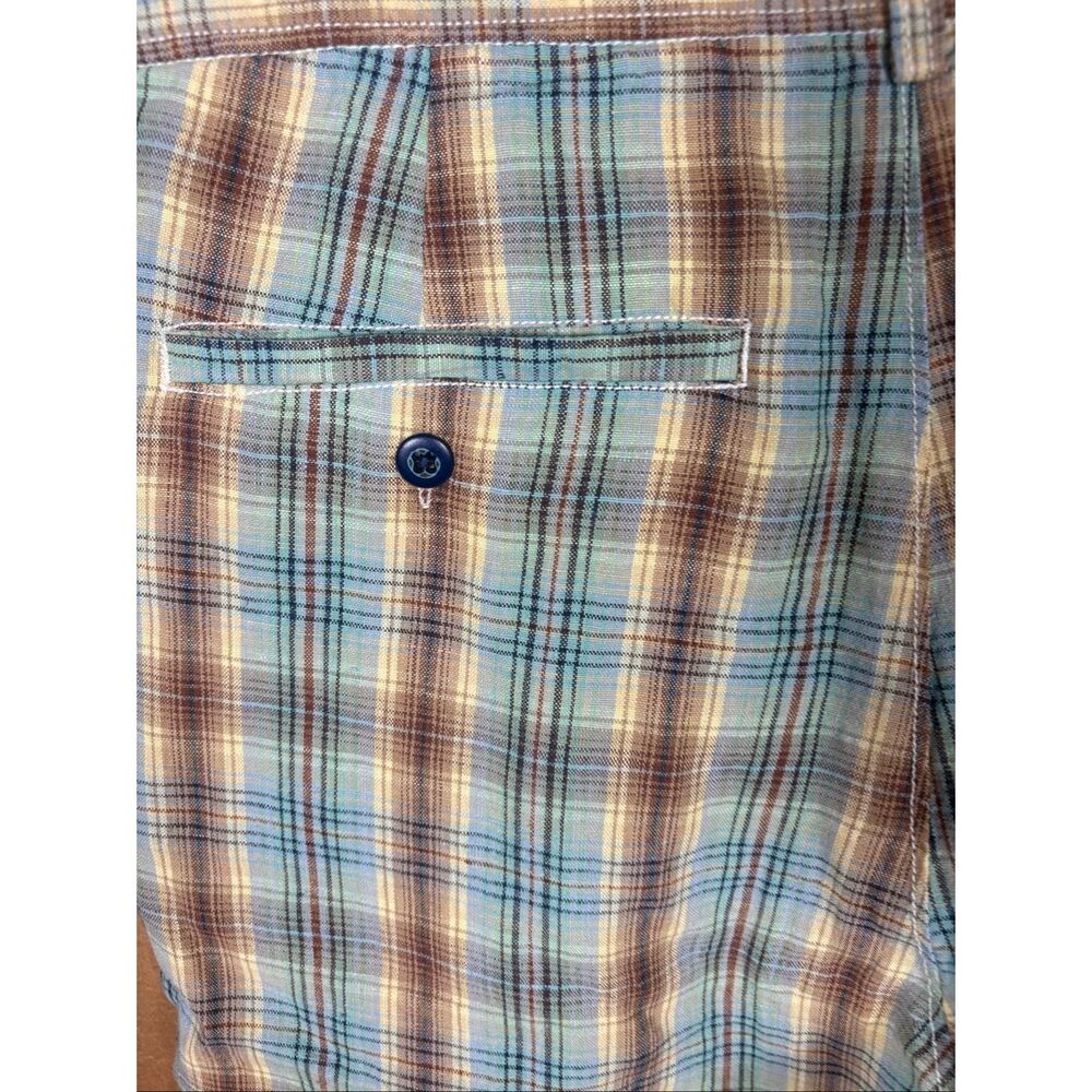 Tommy Bahama plaid Linen shorts size 33 - Picture 3 of 7